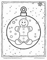 Coloring Ornament sketch template