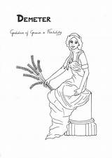 Demeter Goddess Hera Disegni Colorare Greca Mitologia Goddesses αποθηκεύτηκε από sketch template