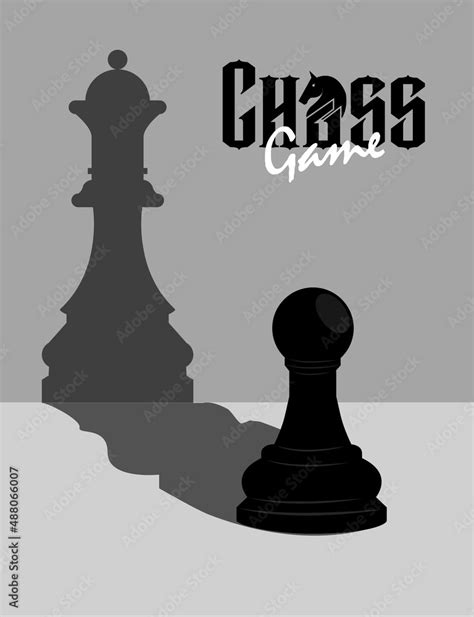 banner chess poster for chess tournament a pawn becomes a queen