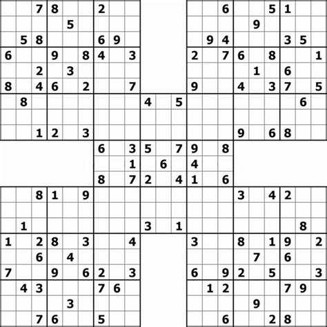 easy  hard printable sudoku high fives  activity