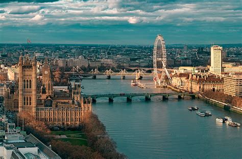 aerial  panorama london  chelsea