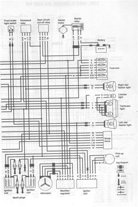 yamaha seca  wiring diagram