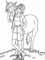 Coloring Pages Horse Barbie Girls Girl Printable Color Recommended Getcolorings sketch template