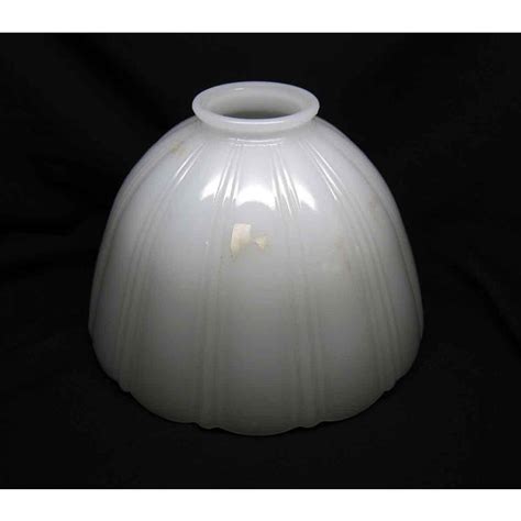 Translucent White Milk Glass Shade Chairish