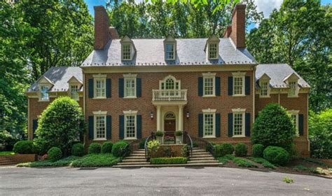 million brick colonial home  mclean va colonial house colonial style  dominion