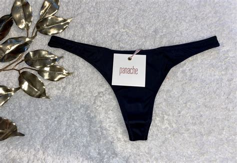 Majtki 36 S Panache Porcelain Czarne Stringi Thong Rzeszów Kup