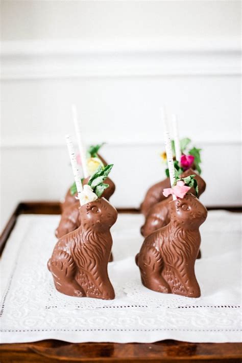 Easter Cocktails Two Ingredient Chocolate Bunny Cocktails Thirsty