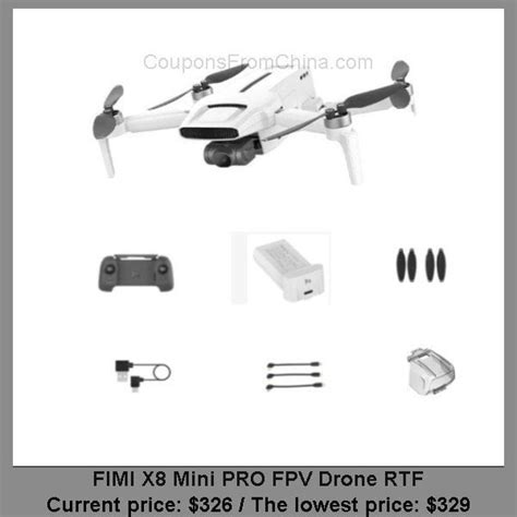 fimi  mini pro fpv drone rtf   usd  coupon  price  history