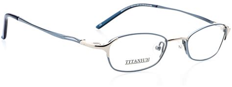 optical eyewear oval shape titanium full rim frame prescription
