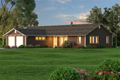 ranch style house plan  beds  baths  sqft plan   ranch style homes house