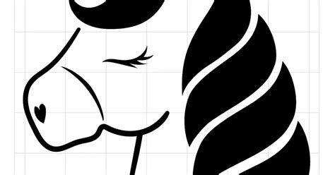 unicorn eye stencil printable