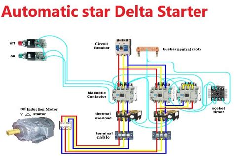 star delta starter   power control wiring   delta