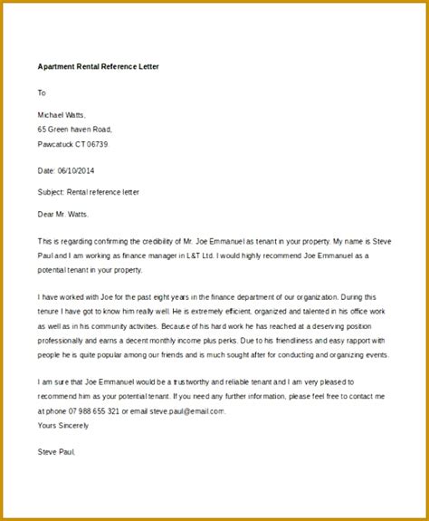 6 landlord reference letter pdf fabtemplatez