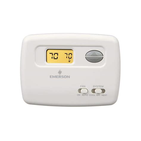 emerson  series classic  programmable single stage hc thermostat    home