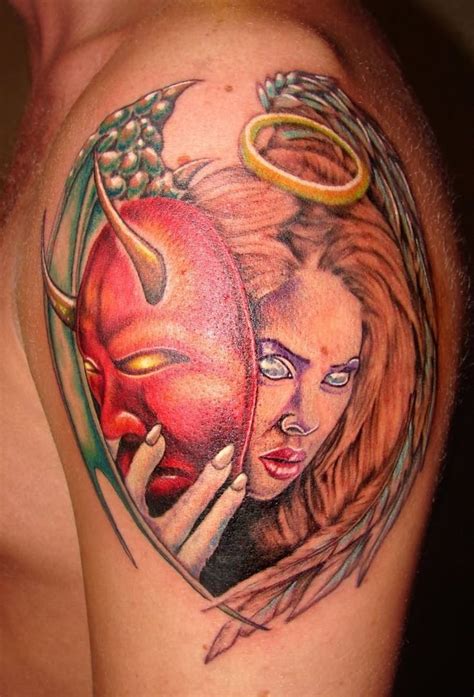30 Best Fairy Tattoos Angel Vs Devil Images On Pinterest