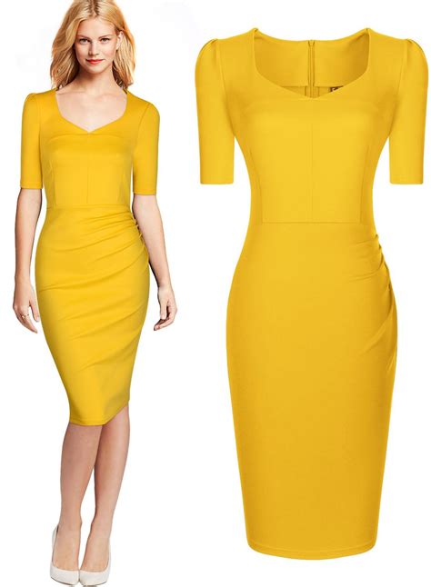 women s 2016 elegant office style work bodycon evening party casual