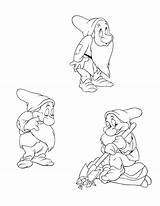 Coloring Dwarf Pages Dwarfs Snow Seven Esl Sleepy Grumpy Disney Getdrawings Learningenglish Getcolorings Popular sketch template