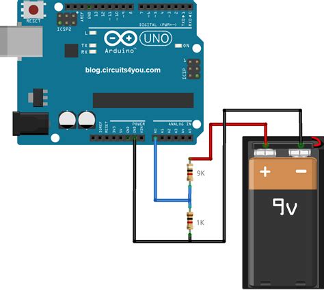 dc voltage measurement  arduino circuitsyoucom