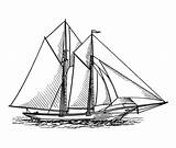 Schooner Rigged Designlooter sketch template