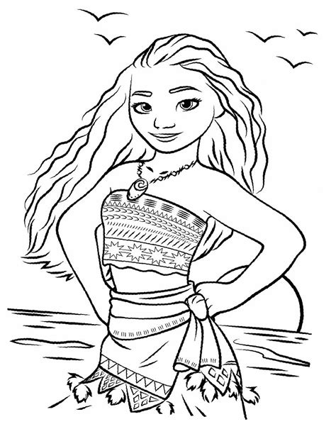 imagens  colorir moana desenhos  pintar  colorir