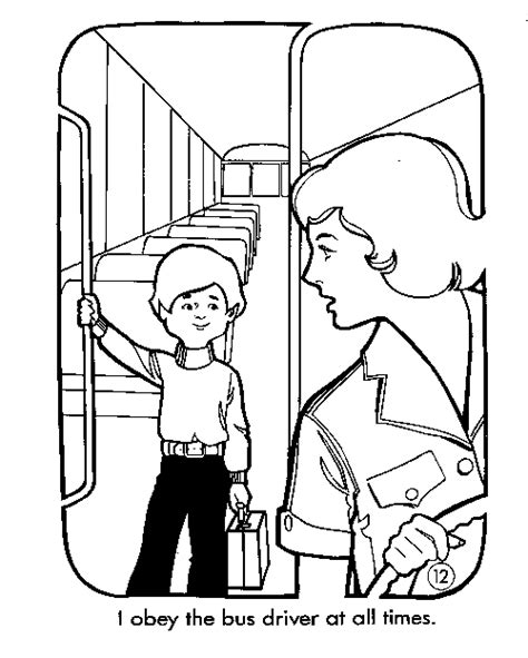 school bus safety coloring pages school bus safety magic school bus