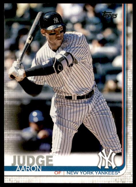 topps  aaron judge baseball card baseball cards baseball