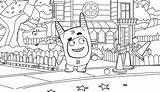 Oddbods Jeff Malvorlagen sketch template