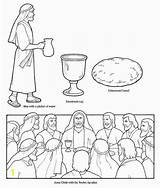 Supper Disciples Lds Lesson Remembering Flannel Sacrament Activitati Hartie Divyajanani Tes Gospels Passover Enoh sketch template
