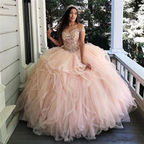 Angelsbridep Light Pink Quinceanera Dresses 15 Year Old Girl Sweetheart