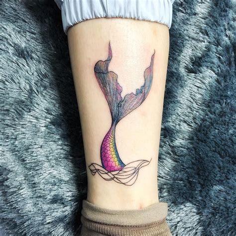 Share 79 Mermaid Tail Tattoo Ankle Super Hot Vn