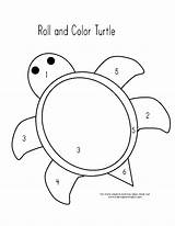 Worksheets Math Turtle Preschool Worksheet Printable Color Coloring Roll Template Pages Turtles Crafts Pattern Classroom Activities Printables Colors Book sketch template