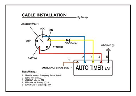 oex turbo timer wiring diagram