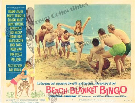 Beach Blanket Bingo 1965 Silver Screen Collectibles