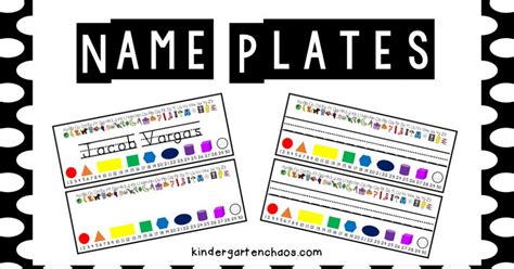 editable  plates kindergartenchaoscompptx  plate names