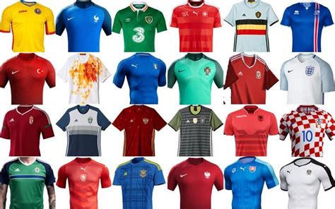 euro  kits   home  shirts ranked football