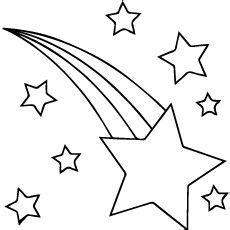 top   printable star coloring pages  shooting stars