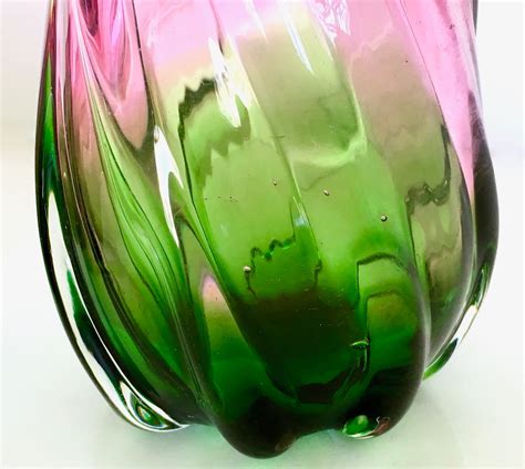 Vintage Murano Glass Vases Set Of 2 For Sale At Pamono