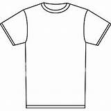 Shirt Template Printable Blank Clipart Coloring Tshirt Library sketch template
