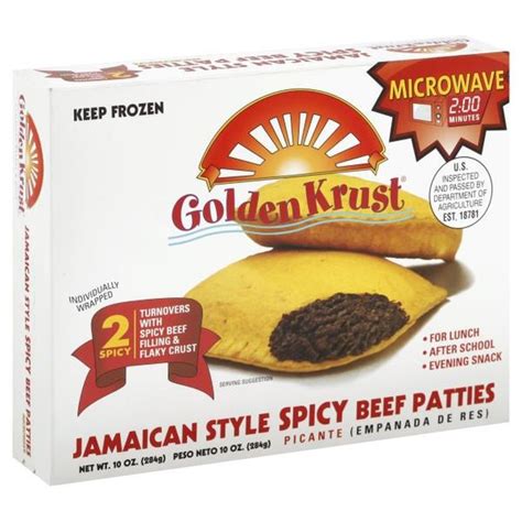 Golden Krust Beef Patties Jamaican Style Spicy 2 Each Instacart