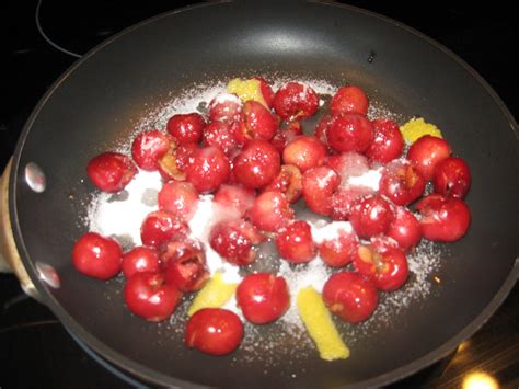art  baking cherries jubilee