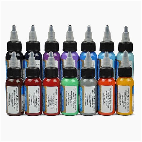tattoo inks  colors mlbottle tatto pigment inks set  body