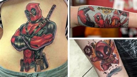 the best deadpool tattoo designs on the internet