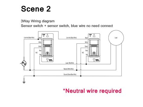 motion sensor switch wiring diagram printable form templates  letter