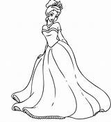 Princess Anastasia Drawing Coloring Drawings Kids Disney Dress Animation Pages Tiana Body Movies Para Draw Colour Colors Belle Colorear Printable sketch template