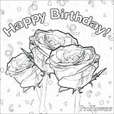 Birthday Coloring Pages Precious Moments Happy Color Getcolorings Printable sketch template