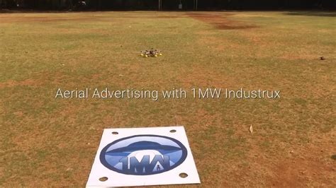 autonomous drone aerial advertising mw industrux youtube