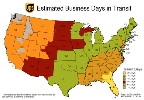 ups transit times  fl  ammunition depot