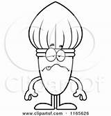 Paintbrush Mascot Sick Clipart Cartoon Cory Thoman Outlined Coloring Vector Depressed 2021 sketch template