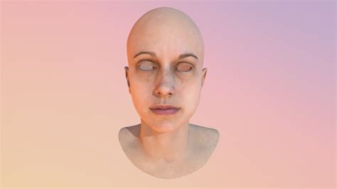 Female Character Game Texture 3d Model