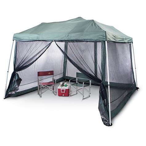 easy set  canopy forest green  screens canopies  sportsmans guide
